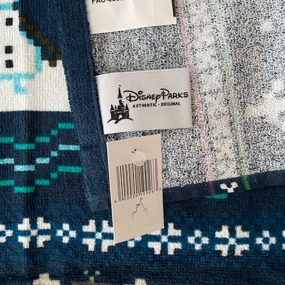 Disney Parks Frozen Elsa Anna Olaf Sven Snowgies Trolls Beach Towel - Picture 7 of 8